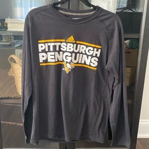Pittsburgh Penguins Longsleeve Performance T-Shirt By Adidas
Climalite Men's Med